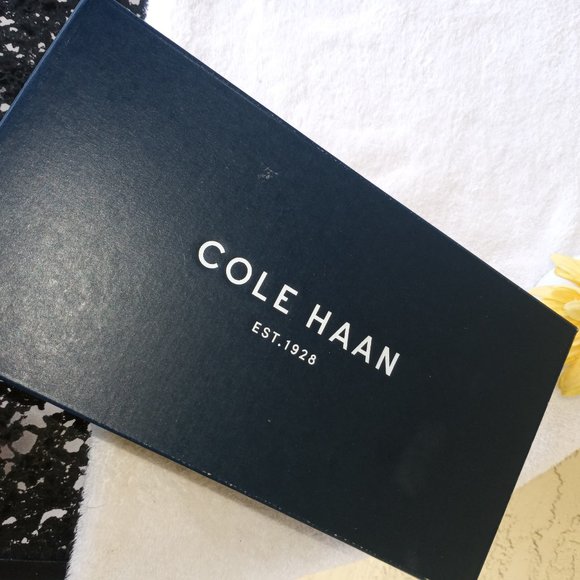 Cole Haan black suede Pinch Grand Penny Kiltie loafer ** - Picture 9 of 11